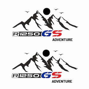 BMW R 1250 GS matching - accessories sticker offroad, adventure Givi / Touratech pannier decals R1250GS case design sticker motorcycle
