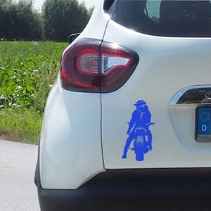 Biker Car Sticker 9 x 15 cm