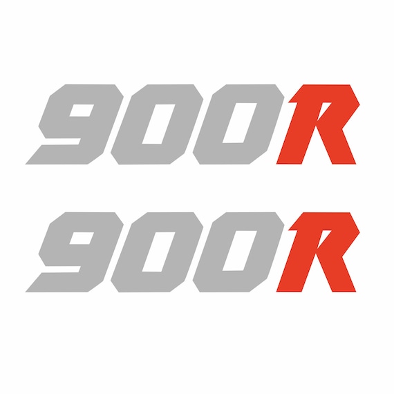 Kawasaki GPZ900R Sticker Decal Set for Front Fairing Front Spoiler