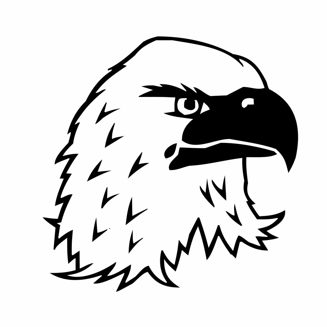 Car Sticker Bald Eagle 20 X 20 Cm Many Colors Motorhome Car Styling - Etsy