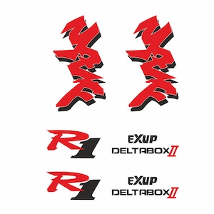 Yamaha YZF 1000 R1 Sticker Set 2 colors - Accessory Decal - Motorcycle Label, Bike Style Color Choice