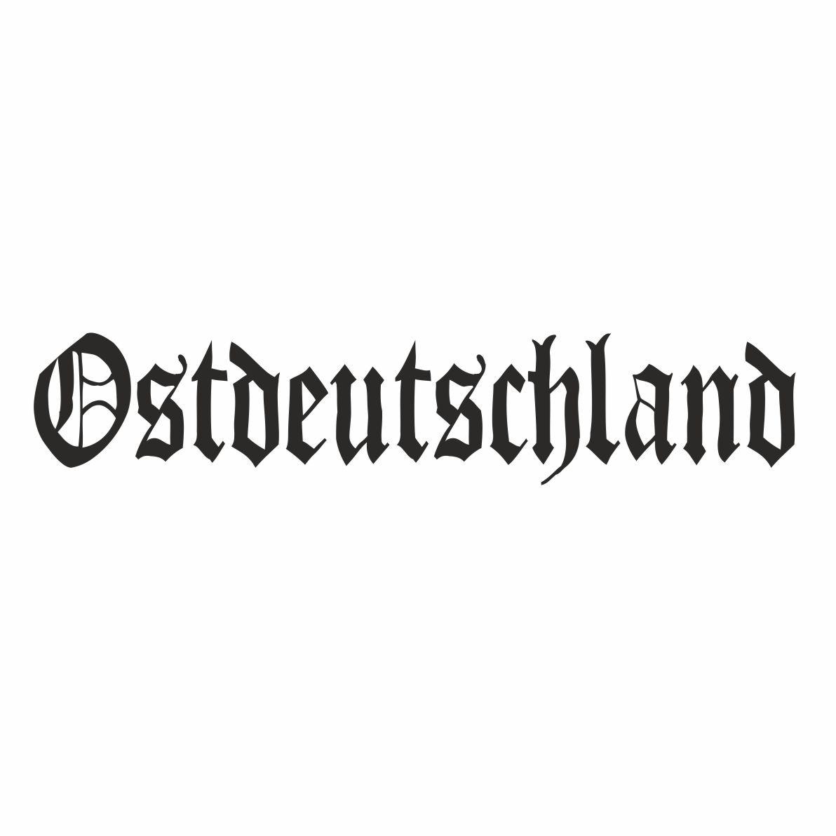 East Germany Sticker Motorhome Car Boat Motorcycle, various colors and sizes