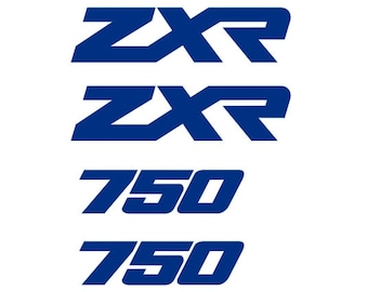 Kawasaki ZXR 750 Accessories Stickers Bj 1990 - Decals Set Classic Bike