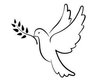 Peace Dove Peace Dove Sticker 20 x 20 cm Car Various Colors