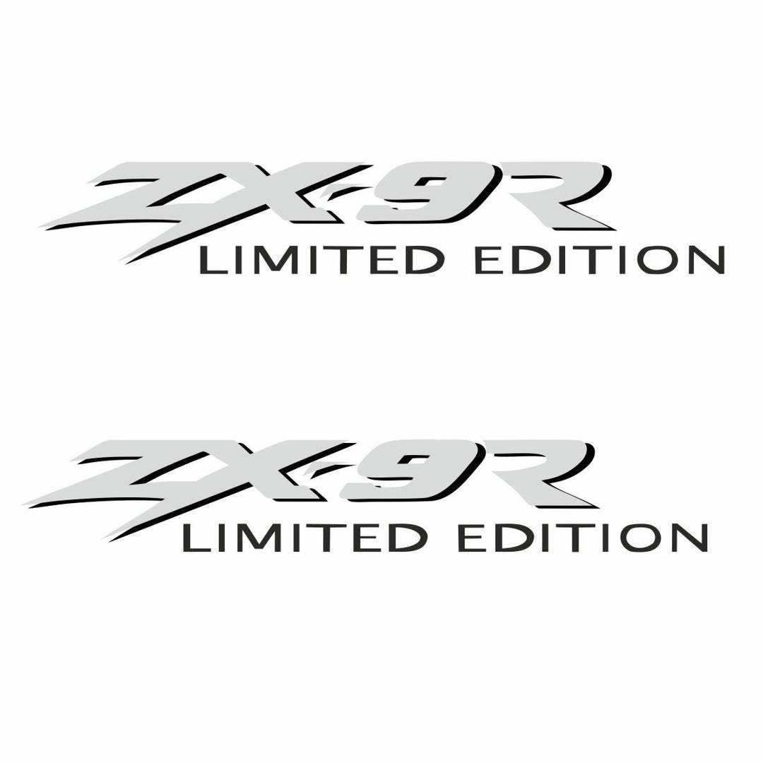 Kawasaki ZX-9R Limited Edition Sticker 2-color Sticker Logo Motorcycle ...