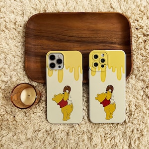 Cute Winne the Pooh Phone case for iPhone 15 14 13 12 11 Pro Max Cover Case，Friends Gift，iPhone case，Personalized Phone case