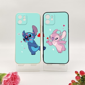 Stitch Case For iphone X XR XS Max Protective Cover Anime Cartoon Soft  Silicone Funda For