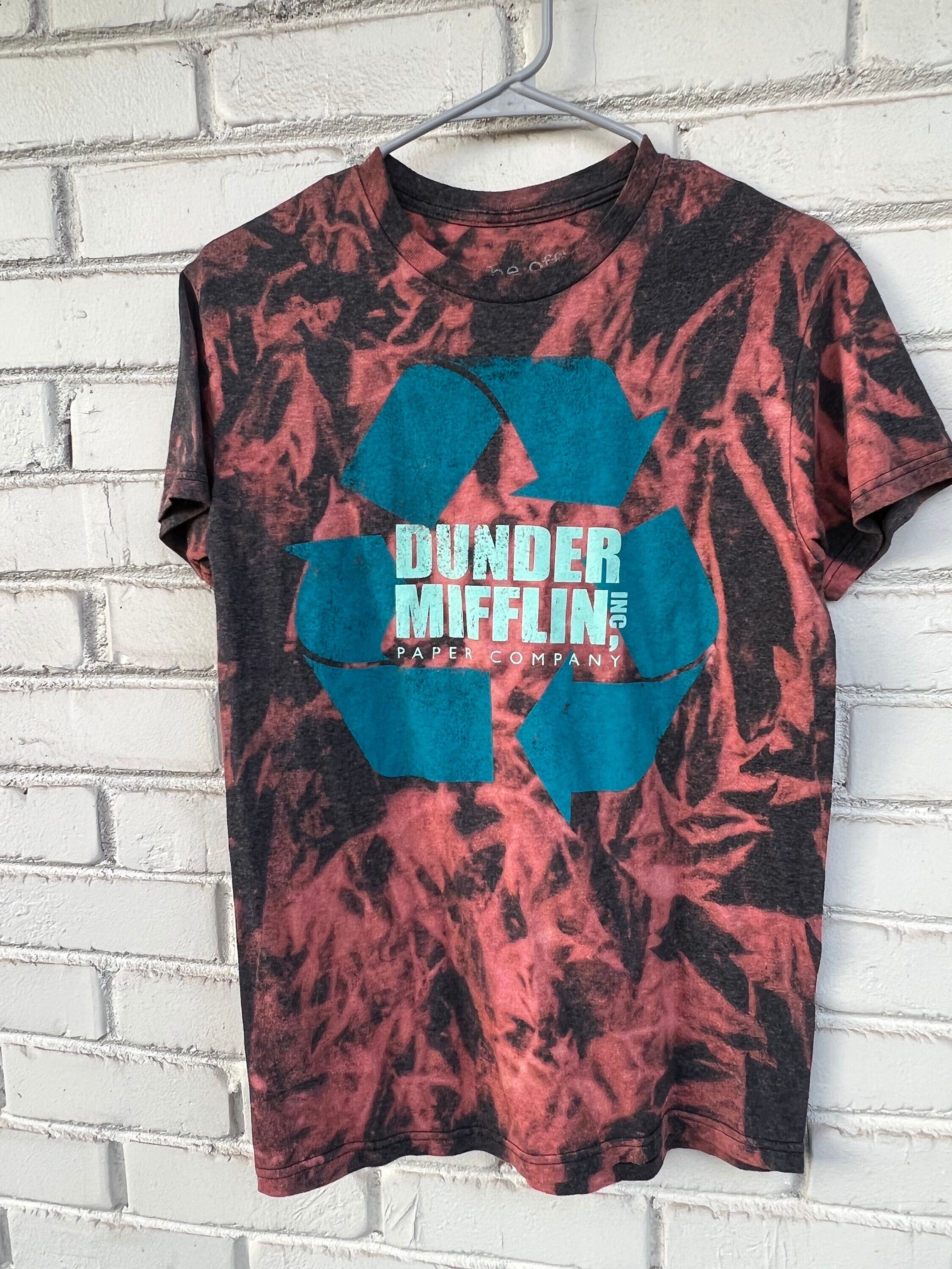 dunder mifflin tie dye sweatshirt