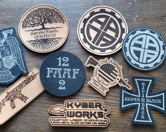 Custom Leather Patches - Business or Personal