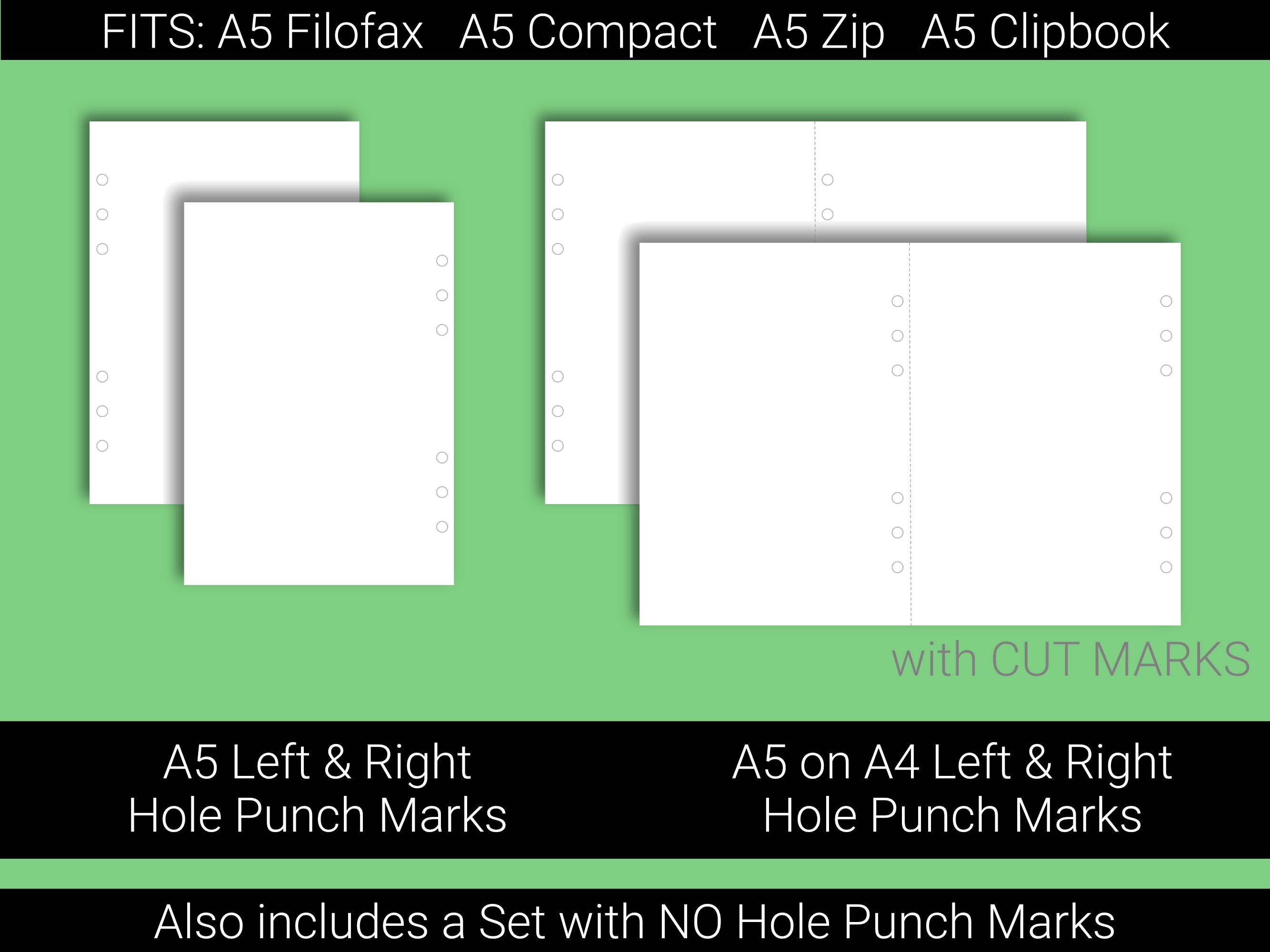 Filofax Clipbook Hole Punch A5