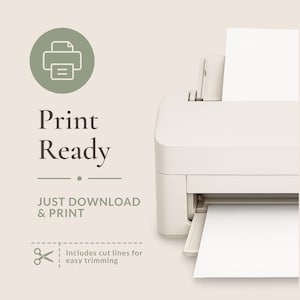 Print-ready technical paper PDF bundle for home printing with engineering paper, hexagon paper and isometric paper, including cutting guides for easy trimming.