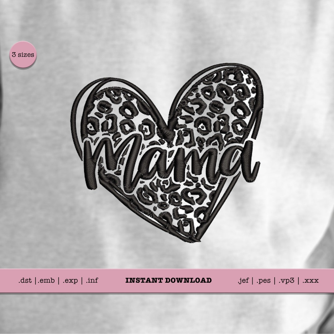 Pink mama Leopard Heart Shape Stainless Steel Insulate Cup 40oz