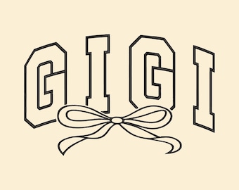 Gigi Stickdatei: Muttertag für Großmutter 10x10 | 20x15 | 10x6