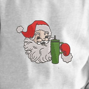 Weihnachtsmann Stickmuster | 4x4 Weihnachtsstickerei | Weihnachten 2023