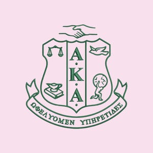 AKA Sorority Seal Embroidery Design