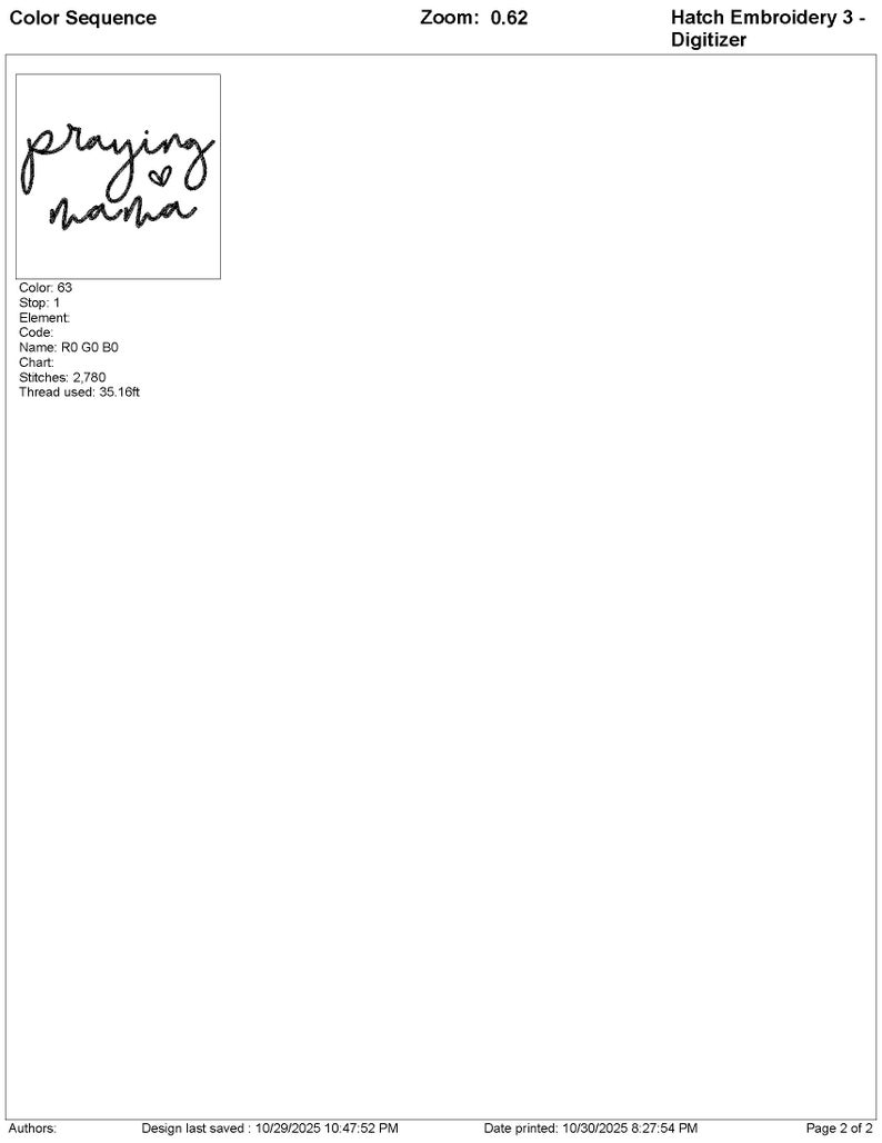 K&ouml;nnte beinhalten: Auf wei&szlig;em Hintergrund steht in handschriftlicher Schrift "praying mama", erg&auml;nzt durch ein kleines Herz. Das Design eignet sich f&uuml;r Stickereien oder digitale Kunst.