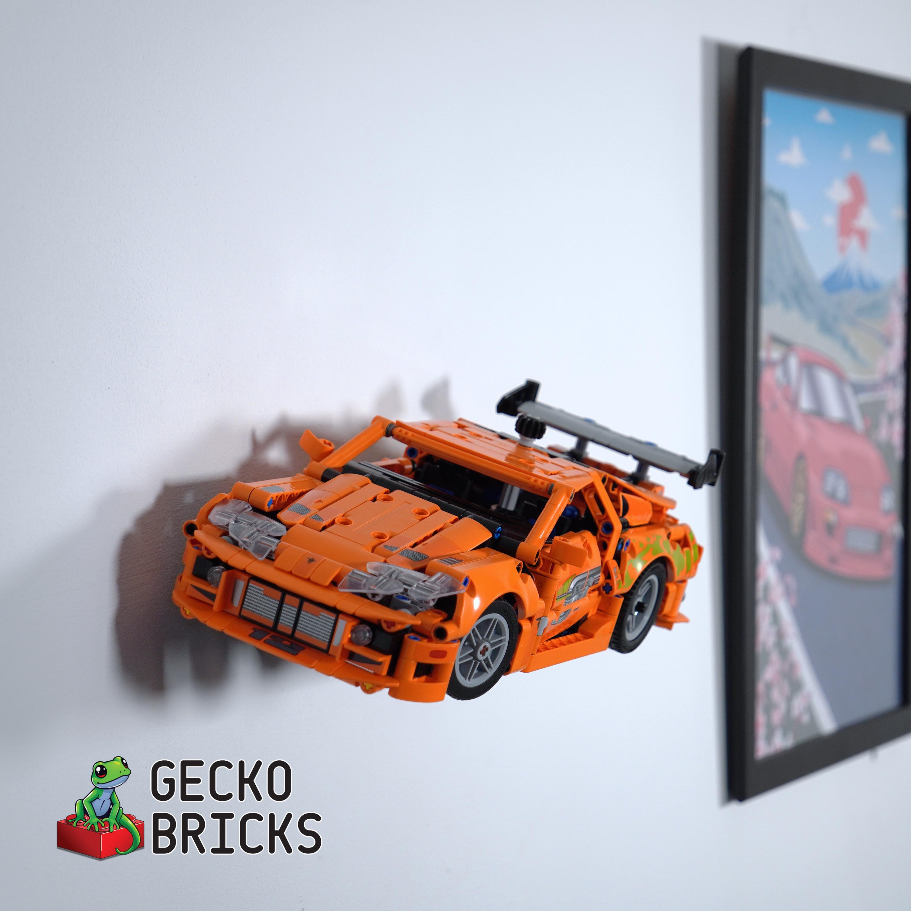 Wall Mount for LEGO Fast and Furious Toyota Supra Mk4(set 42204