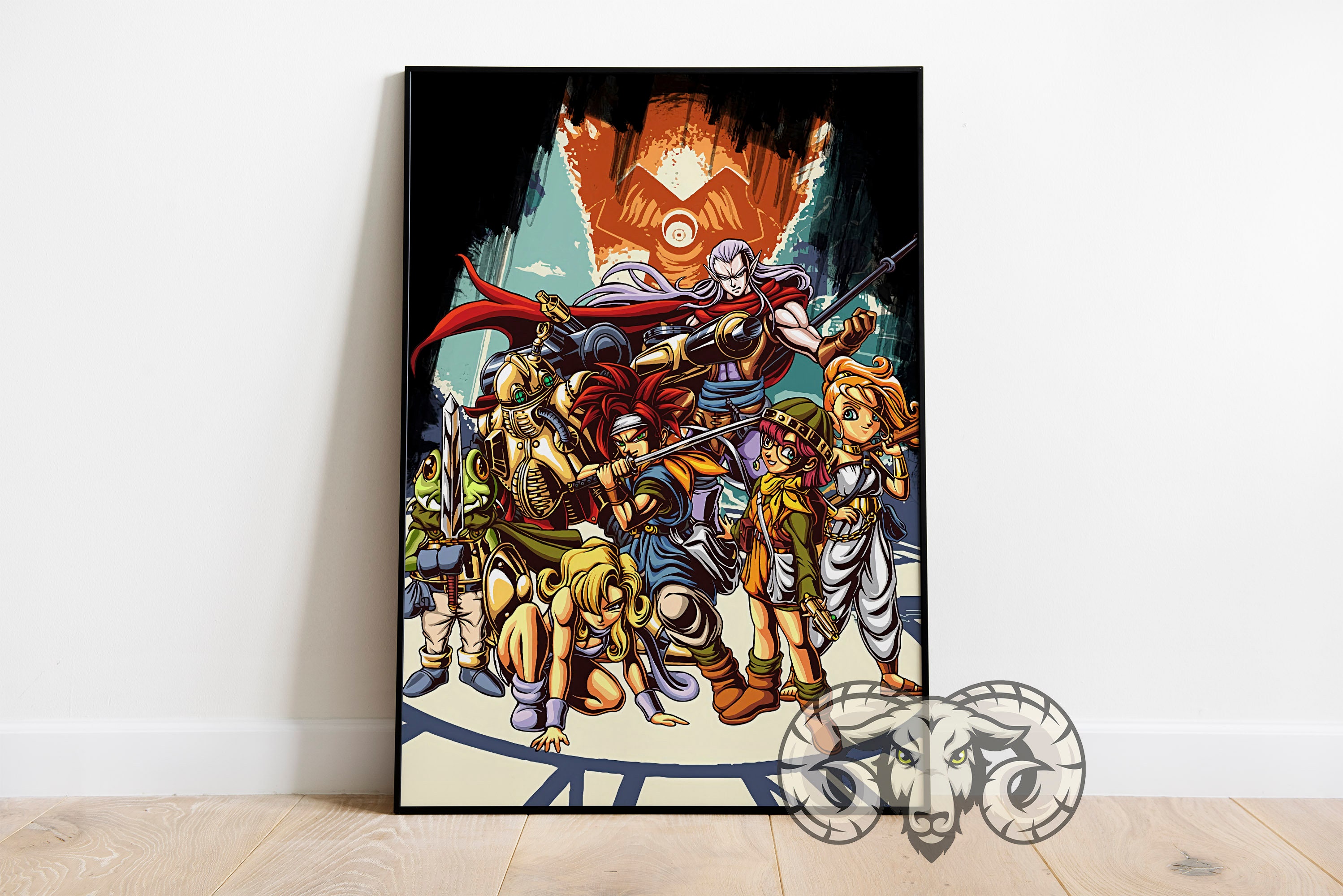 Chrono Trigger Poster Video Game Print Framed Or Unframed Etsy