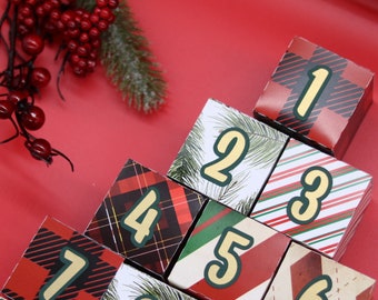 Advent Calendar Boxes, Christmas Advent Calendar, Advent Calendar for Adults, DIY Advent Calendar, Advent Calendar for Kids, Advent Calendar