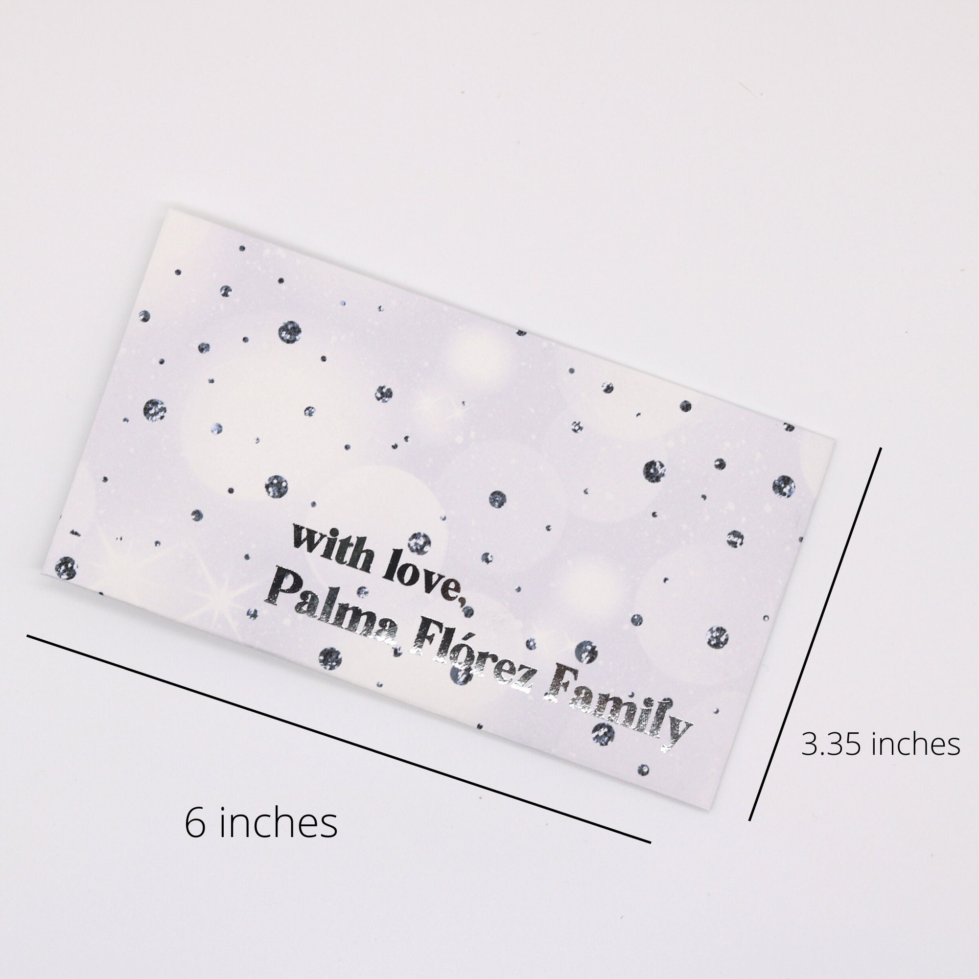 Custom Foil Money Envelopes, Foil Cash Envelopes, Money Holder, Money