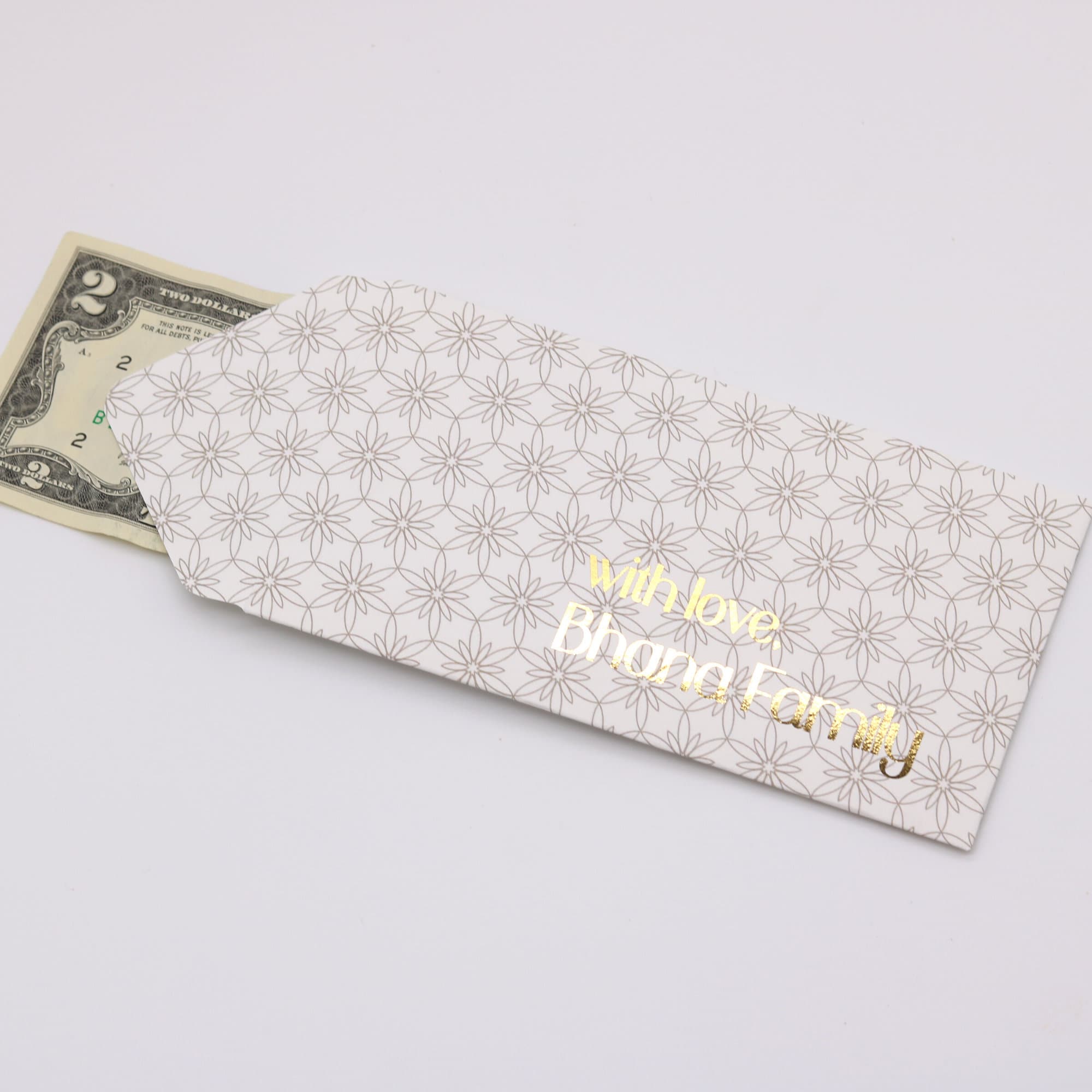 10 Pack Money Envelopes - Gold & Silver Foil Gift Envelopes For Cash, Cards (7.5x3.8 Inch)