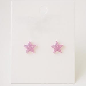 Holographic Star Stud Earrings