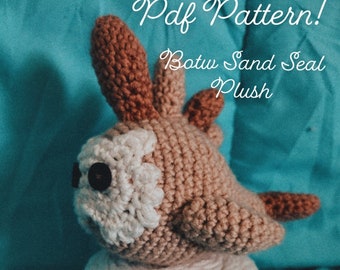 BOTW Sand Seal Plush Crochet Pattern