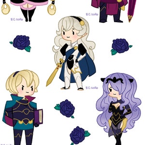 Adesivi Fire Emblem Destini