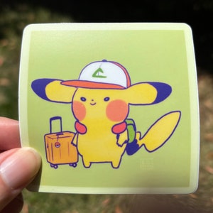 Sticker vakantie Pikachu