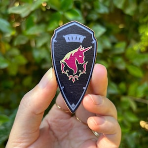 House Fortemps Shield Wooden Pin