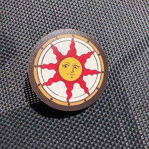 Sunlight Shield Wooden Pin