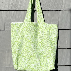 Reversible Tote Bag | Lunch Bags |  School Tote Bag | Machine Washable