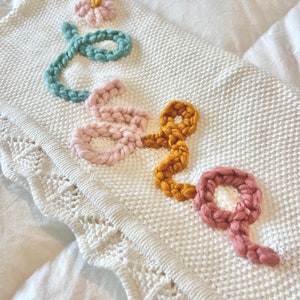 Baby Name Blanket