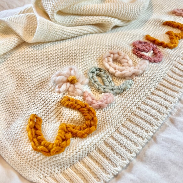 Baby Name Blanket