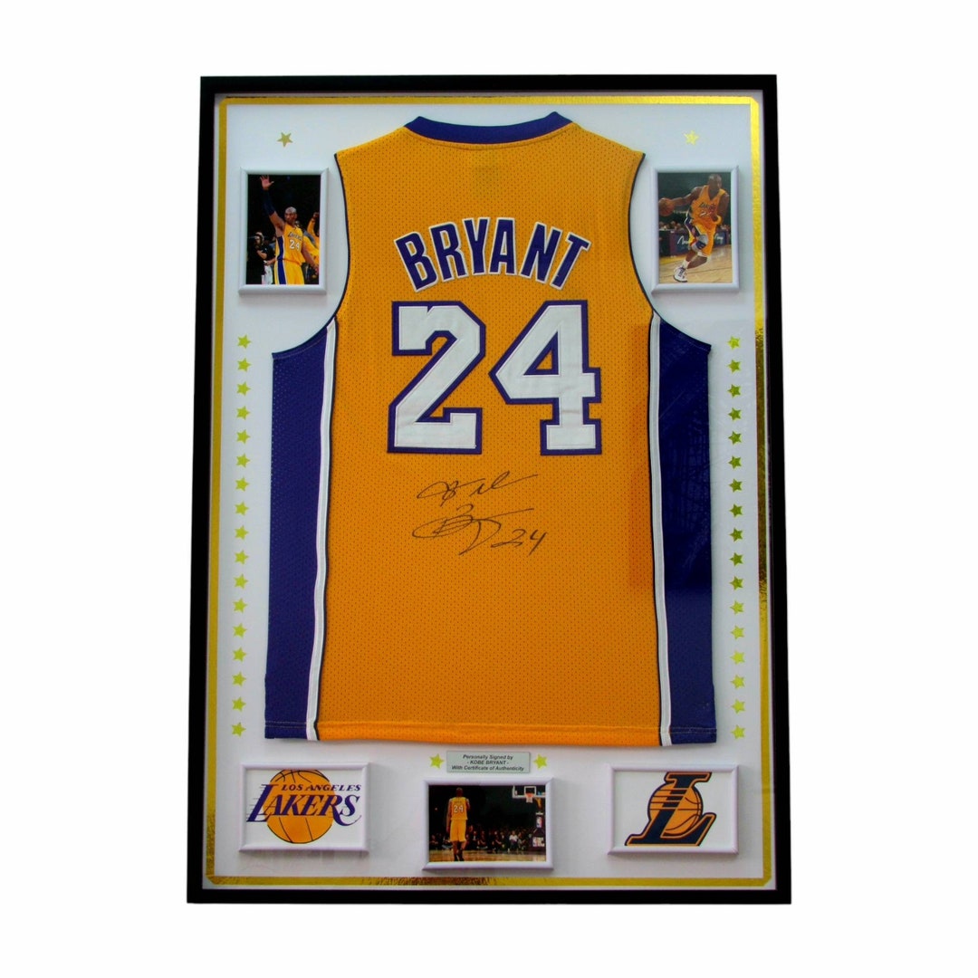 Kobe Bryant Black Mamba Signed #24 Authentic Los Angeles Lakers Jersey  Panini