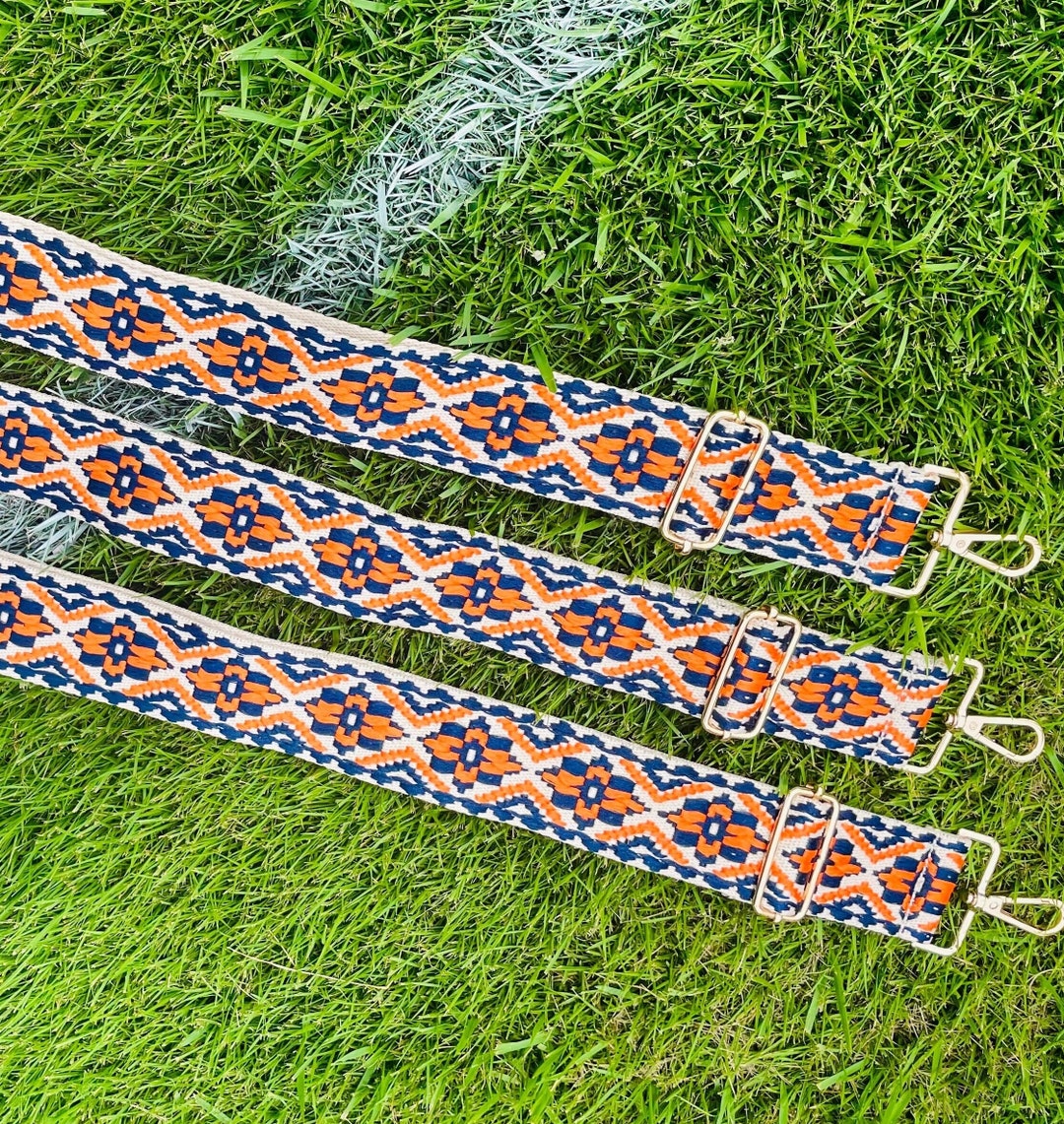 Game Day Purse Strap / Auburn Game Day / Auburn Guitar Strap / Etsy