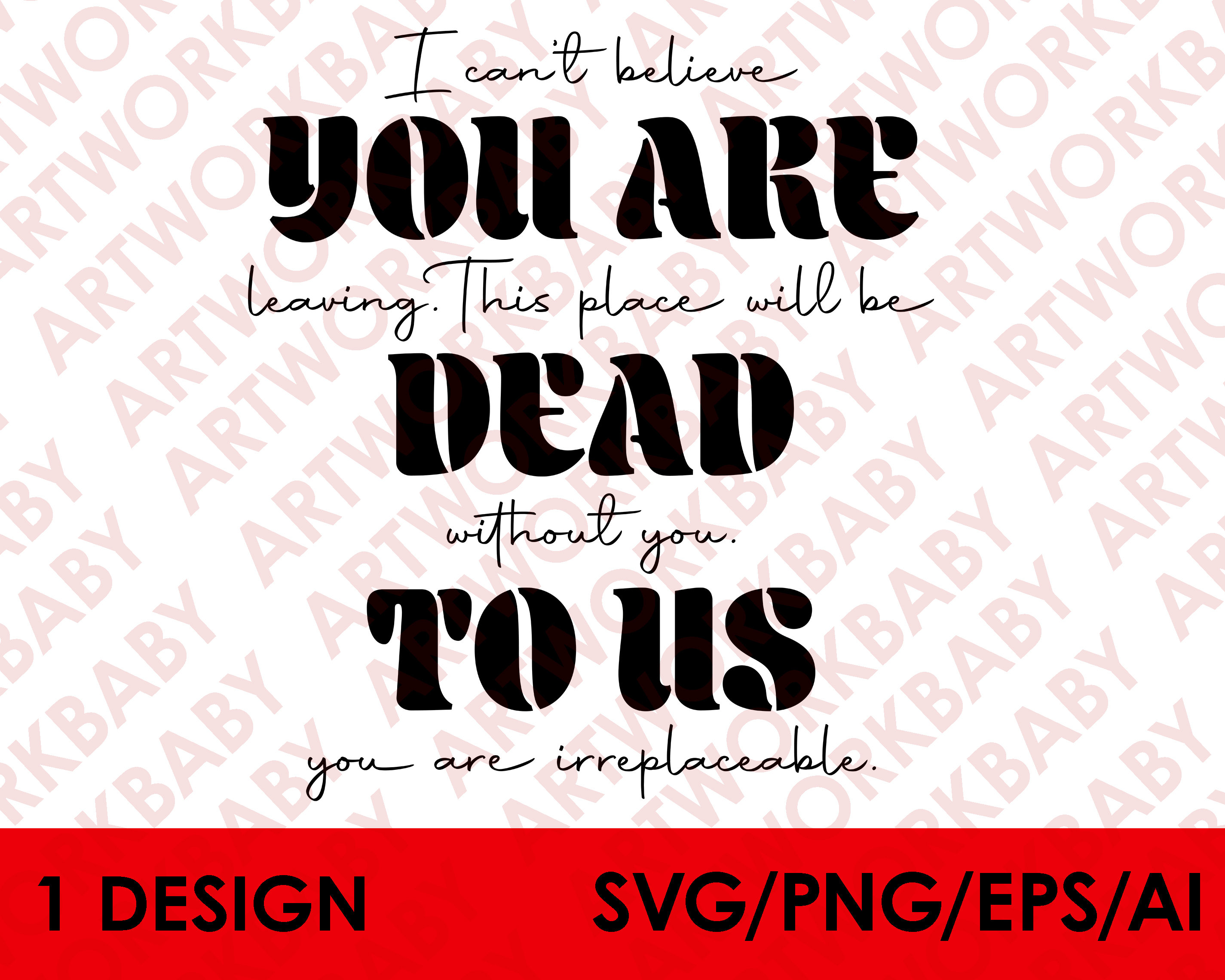 You Are Dead to Us Svg Digital Download, You Are Dead to Us Png ...