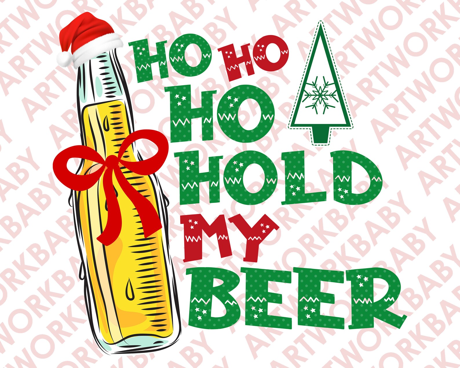 Ho Ho Hold My Beer Svg Digital Download, Ho Ho Hold My Beer Png ...