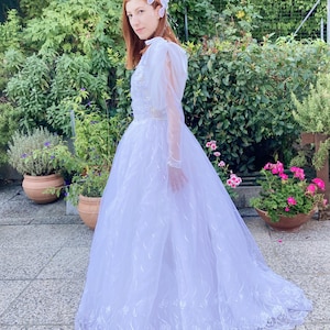 chinese dress ladies Baroque Pearl Mermaid Dress with Pearl Chain