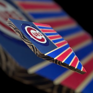 MLB Team Themed Home Plate Wooden Flags