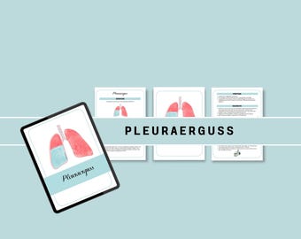 Pleuraerguss Lernzettel Pflegeausbildung | Pflege | Medizin
