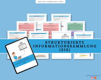SIS (Strukturierte Informationssammlung) Lernzettel Pflegetraining | Inhalt | Medizin