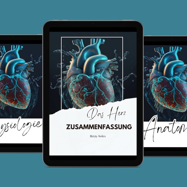 Lernzettel Herz Digital | eBook Zusammenfassung PDF | Herzkrankheiten | Medizin | Pflegeausbildung