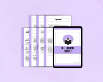Fallbeispiel Demenz | Lernzettel | Pflegeausbildung | Pflege | Medizin