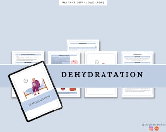 Dehydratation Lernzettel Pflegeausbildung | Zusammenfassung | Medizin