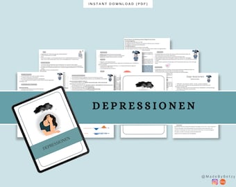 Lernzettel Depression Lernzettel Pflegeausbildung | Zusammenfassung | Medizin