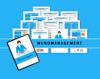Wundmanagement | Lernzettel | Pflege | Ausbildung | Medizin