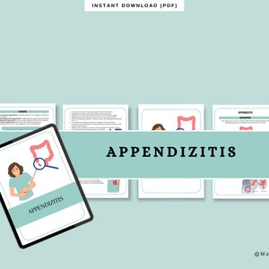 Appendizitis Lernzettel Pflegeschulung | Inhalt | Medizin