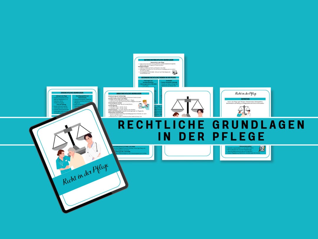 Rechtliche Grundlagen In Der Pflege Rechtliche Grundlagen in der Pflege | Lernzettel Pflege | Medizin - Etsy.de