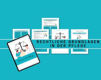 Rechtliche Grundlagen in der Pflege | Lernzettel Pflege | Médizin